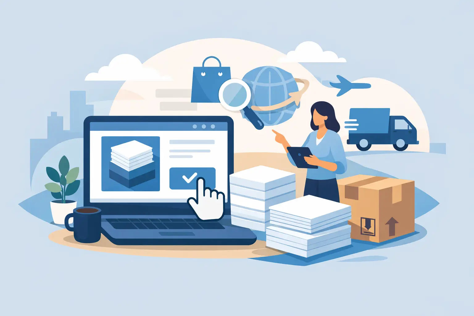 Come comprare carta ufficio online bene