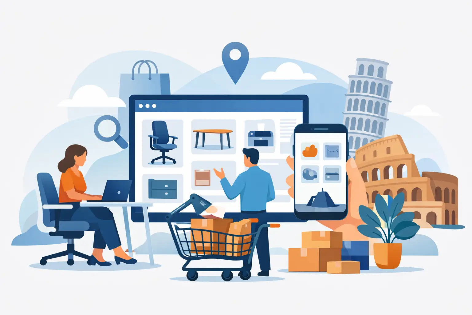 Forniture ufficio marketplace italiano: come scegliere