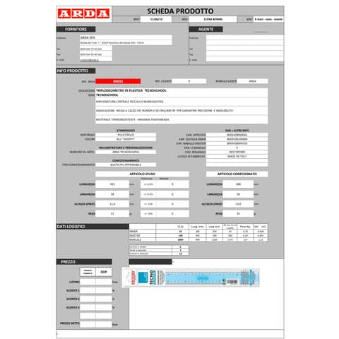 arda-triplo-decimetro-linea-tecnoschool-polistirolo-termoresistente-azzurro-trasparente-30-cm-406ss