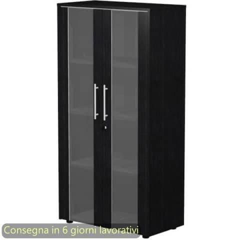 artexport-armadio-medio-ante-vetro-melaminico-82-8x43xh-158-2-cm-flora-nero-venato-frassino-937-74-8