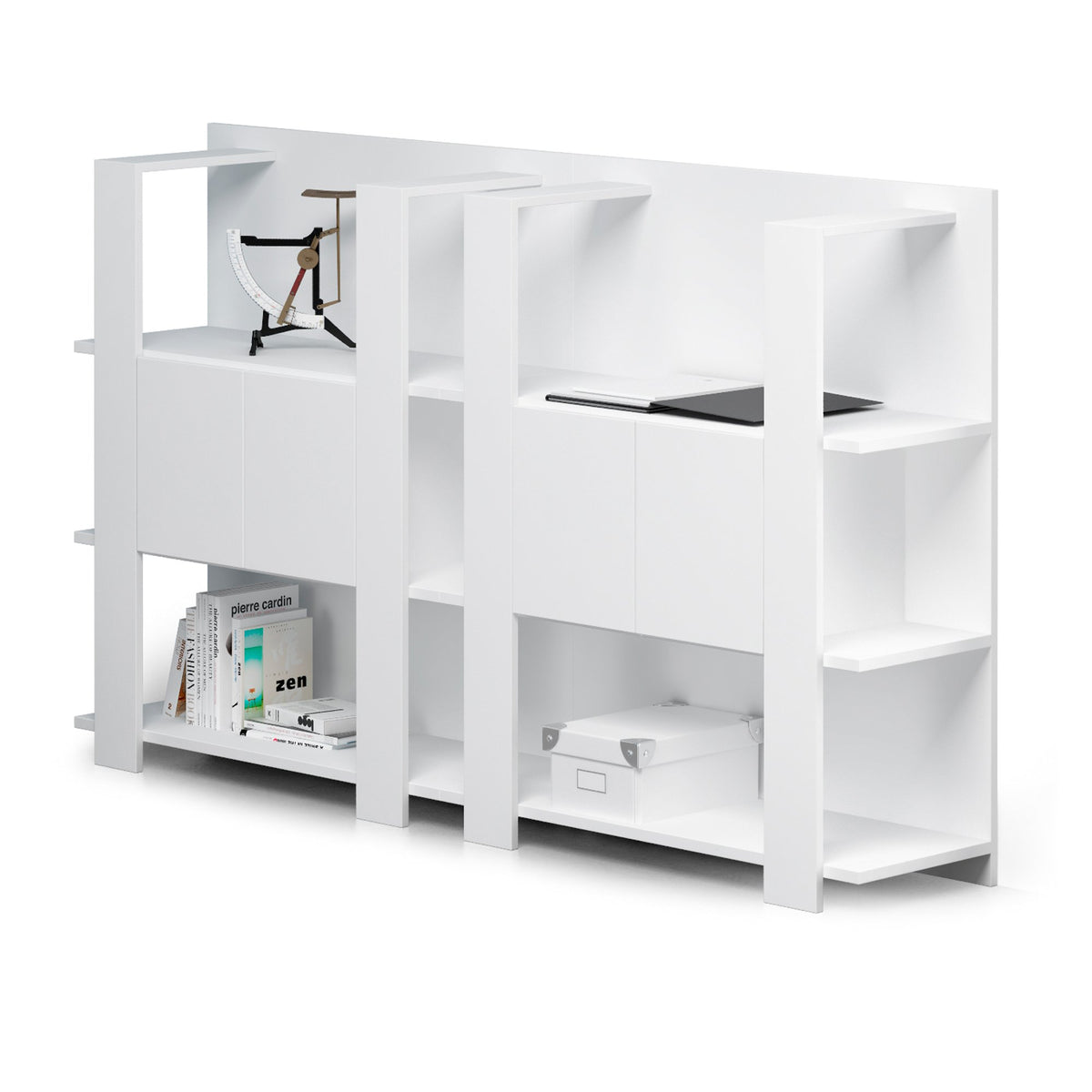 artexport-libreria-bassa-3-ripiani-100x38-6cm-h124cm-bianco-concept