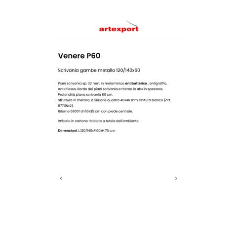 artexport-scrivania-antibatterica-piano-bianco-140x60xh-72-5-cm-gamba-sezione-quadrata-metallo-bianco-linea-venerep60-672-3-an