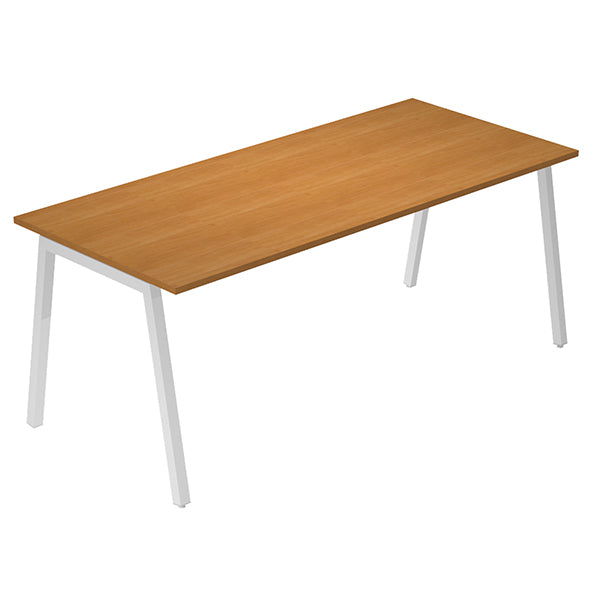 artexport-scrivania-lineare-easy-struttura-bianca-gambe-inclinate-180x80cm-piano-noce-chia