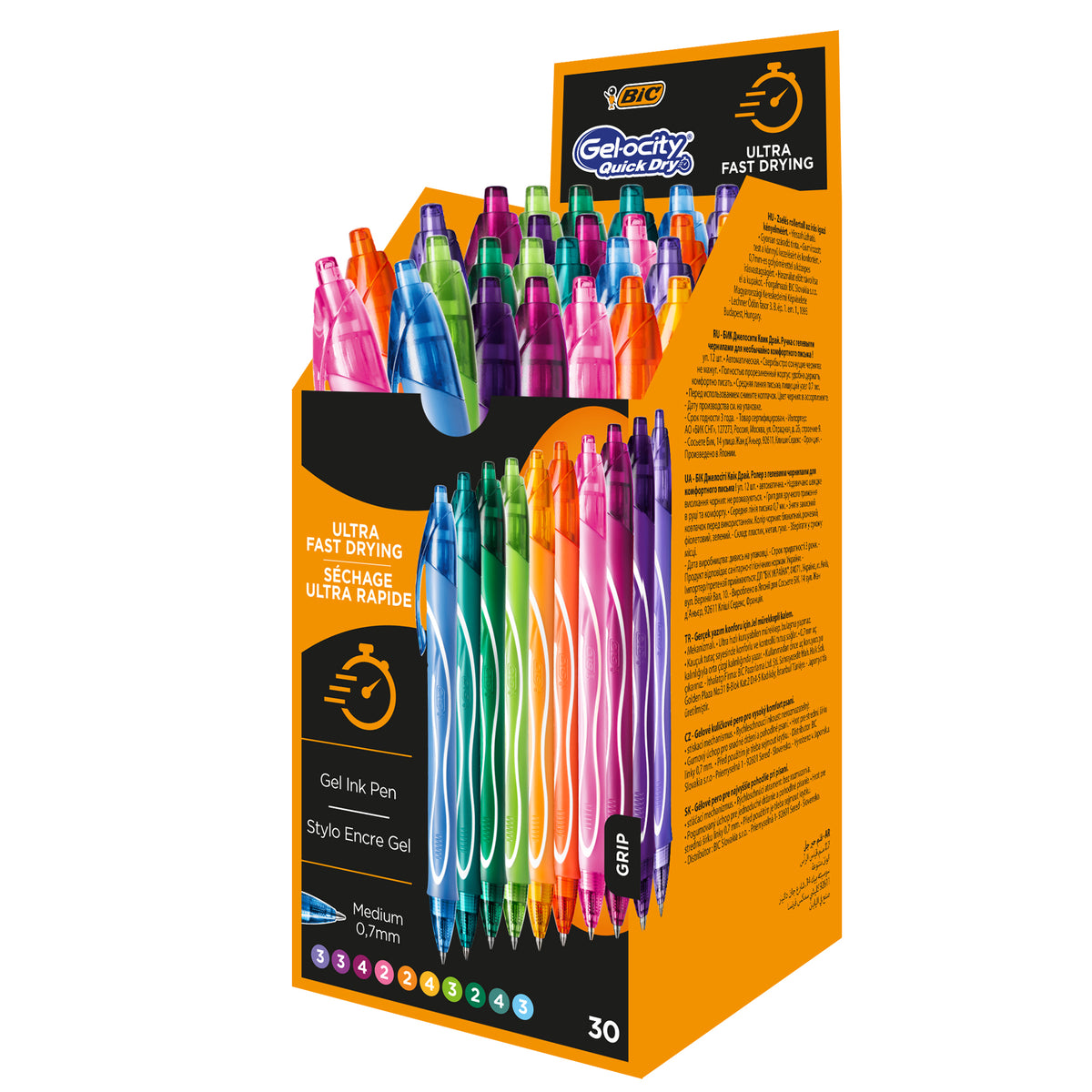 bic-box-30-penne-sfera-scatto-10-colori-assortiti-gelocity-quick-dry