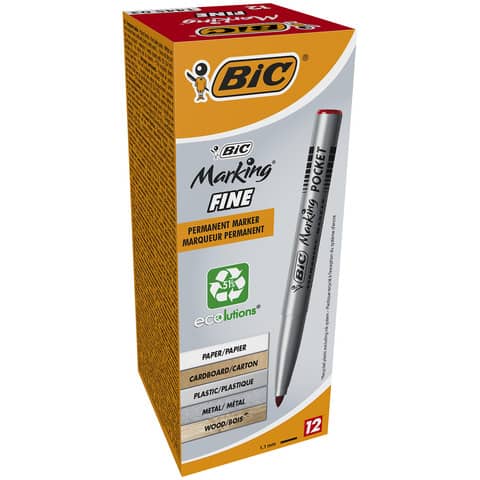 bic-marcatore-permanente-marking-pocket-1445-punta-conica-1-mm-rosso-8209002