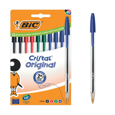 bic-penna-sfera-cristal-original-1-mm-colori-assortiti-conf-10-pz-516354