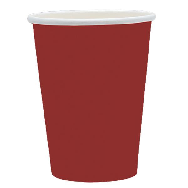 big-party-25-bicchieri-250cc-ecocolor-biodegradabile-rosso-intenso