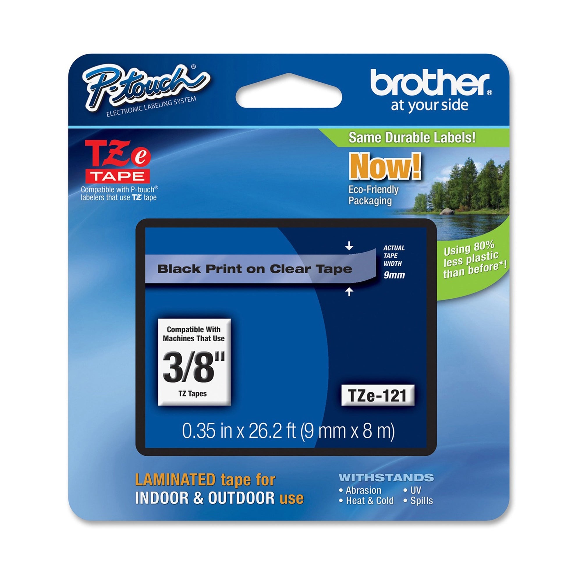 brother-nastro-tze121-9mmx8mt-nero-trasparente