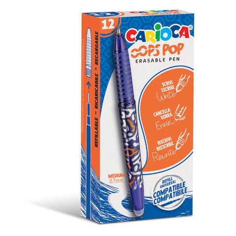 carioca-penna-cancellabile-oops-pop-punta-media-0-7-mm-conf-12-blu-42044-02