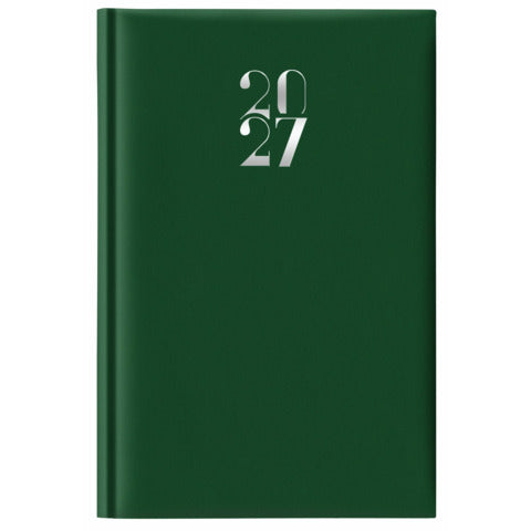 cartucciaperfetta-agenda-giornaliera-2027-s-d-abbinati-copertina-gommata-11x16-5-cm-verde-scuro-27-205ft-c12