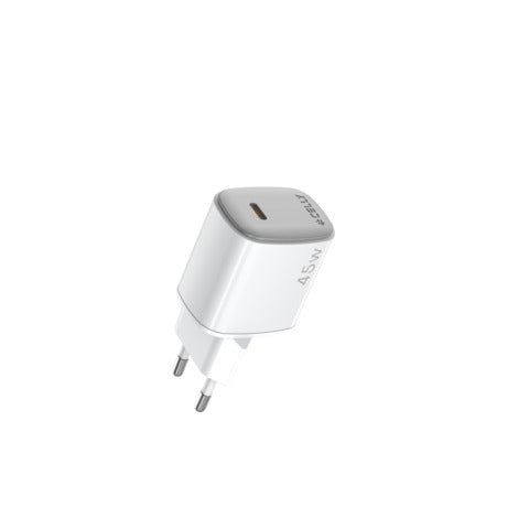 celly-caricatore-parete-alta-velocita-gan-45w-1x-usb-c-bianco-uptc1usbc45wwh