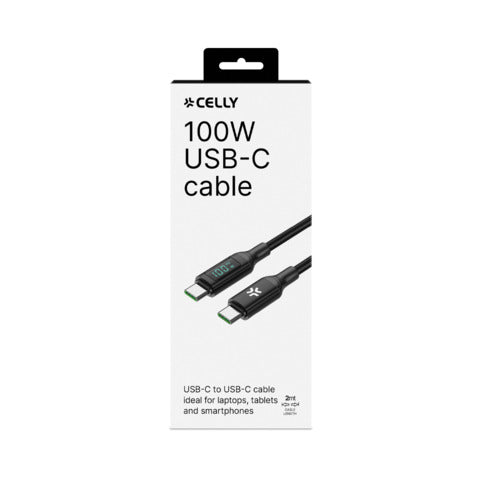celly-cavo-usb-c-usb-c-nylon-intrecciato-display-led-100w-2-m-nero-usbcusbc100wled