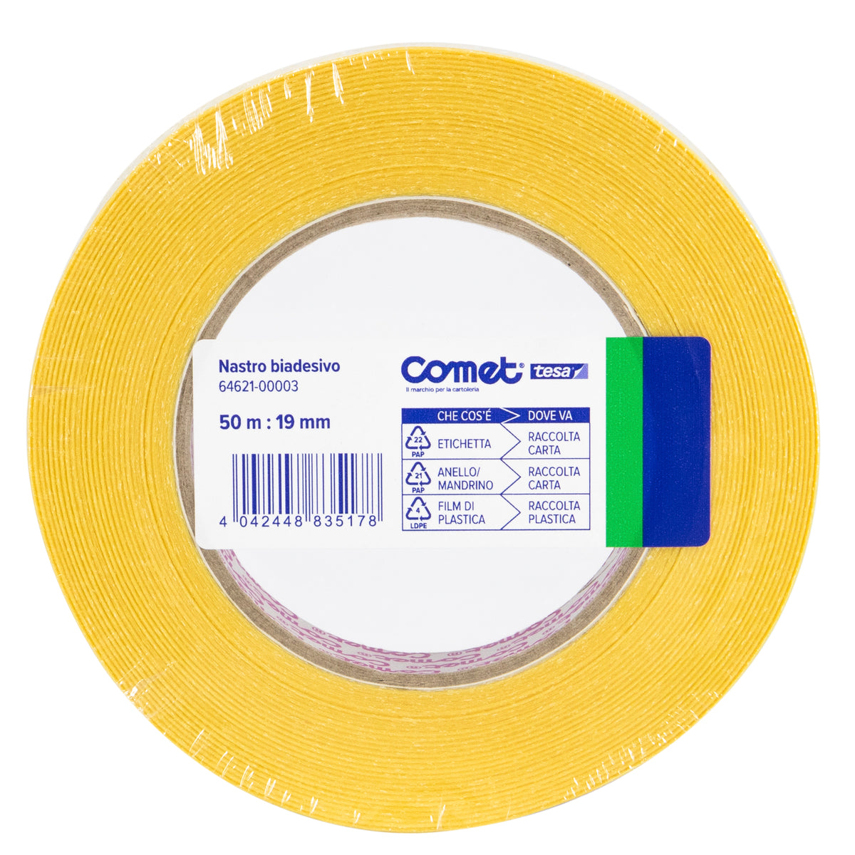 comet-nastro-biadesivo-50mtx19mm-trasp-64-621-termo-singolo