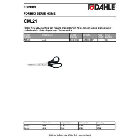 dahle-forbici-serie-home-new-eco-asimmetrica-lama-21-cm-nero-r054608