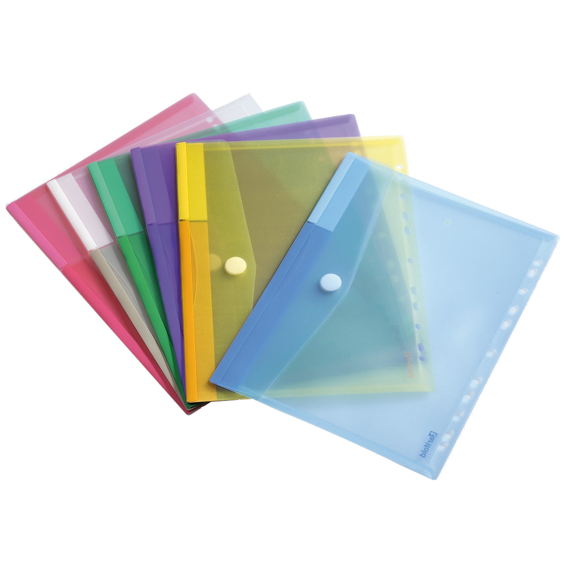 djois-set-12-buste-forate-ppl-velcro-colori-assortiti