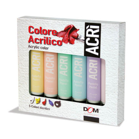 dom-colore-acrilico-tubetto-100-ml-conf-5-pezzi-colori-pastello-11535-a5p
