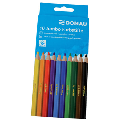 donau-matite-colorate-jumbo-forma-triangolare-conf-10-colori-assortiti-330174