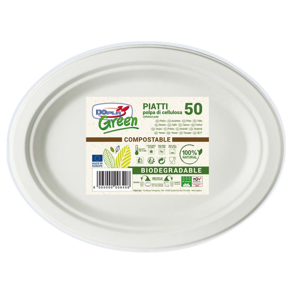 dopla-50-piatti-ovali-midi-19x25-4cm-biodegradabili-green