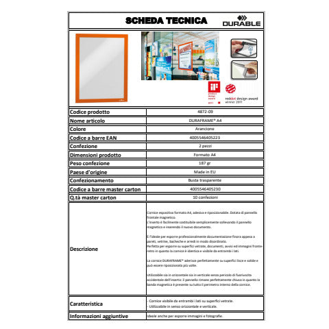 durable-cornici-pannello-magnetico-duraframe-a4-arancio-236x323mm-conf-2-487209