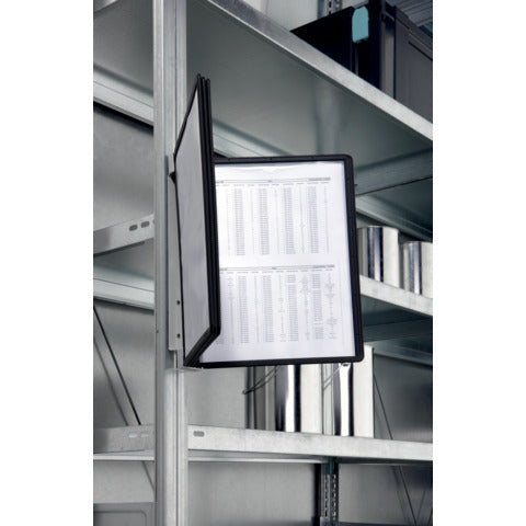 durable-leggio-parete-vario-magnet-wall-5-pannelli-a4-nero-591401
