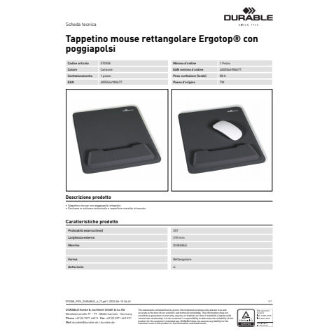 durable-tappetino-mouse-rettangolare-supporto-polso-ergotop-nero-5703-58