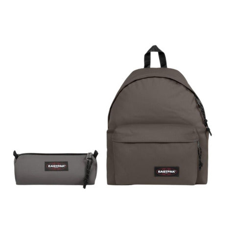eastpak-set-2-zaini-2-astucci-padded-pakr-benchmark-single-silent-stone
