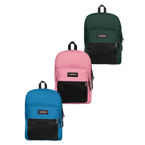 eastpak-set-3-zaini-pinnacle-38-l-2-scomparti-1-pink-cloud-1-voltaic-blue-1-pine-green