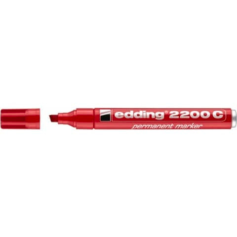 edding-marcatore-permanente-2200-punta-scalpello-1-5-mm-rosso-e-2200c-002