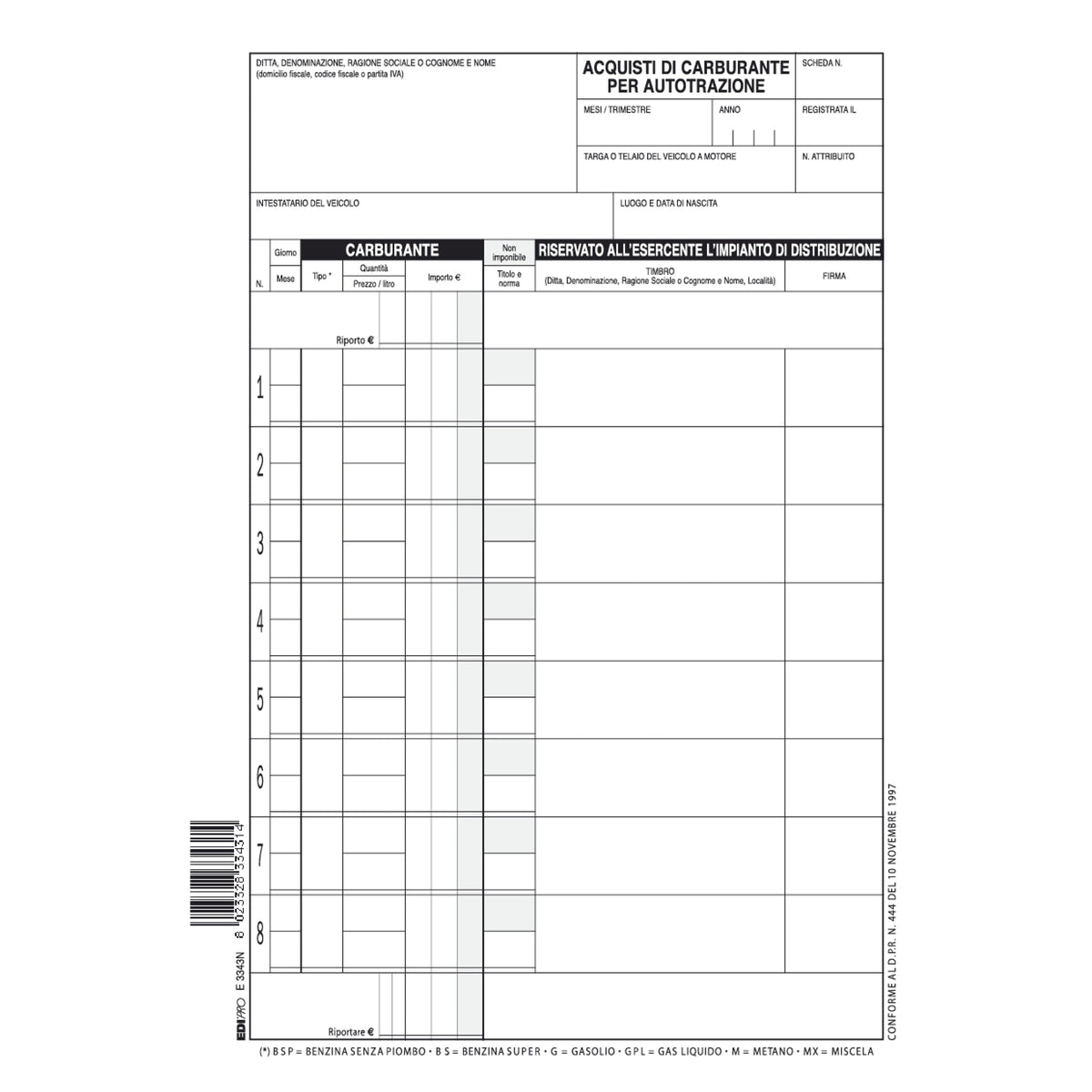 edipro-50-schede-carburante-21x15cm-e3343n