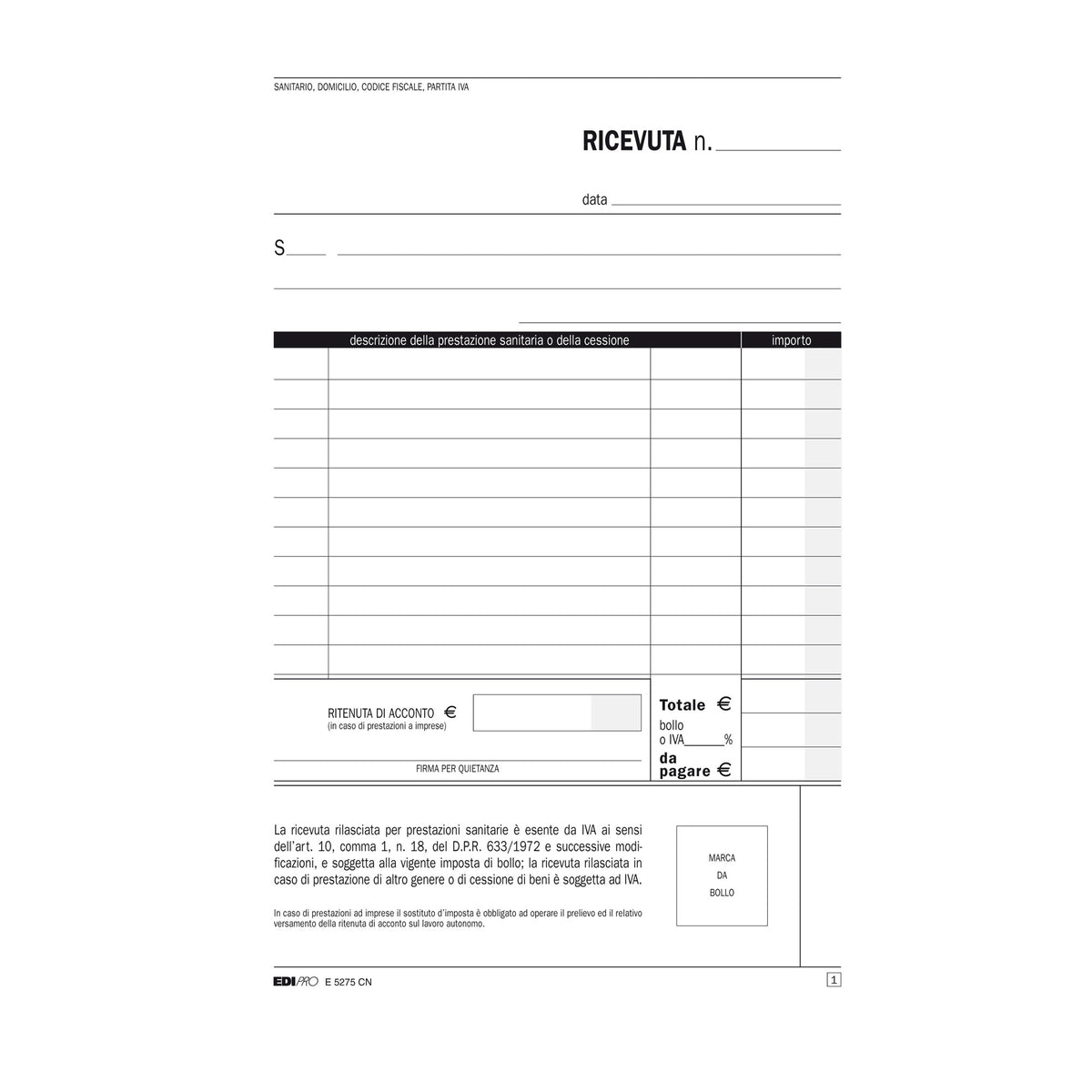 edipro-blocco-ricevute-sanitarie-50-50-fogli-autoric-23x15-e5275cn