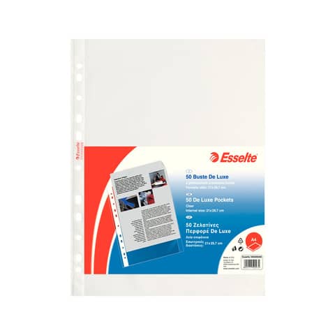 esselte-buste-perforazione-universale-lisce-copy-safe-pp-21x29-7-cm-deluxe-alto-spessore-conf-50-395009300