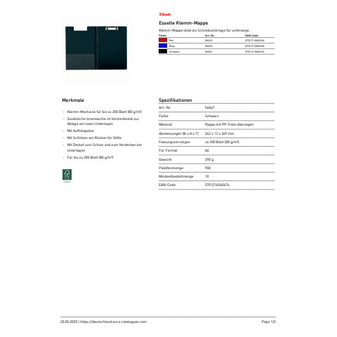 esselte-portablocco-clip-daily-cartoncino-polipropilene-24-3x34-cm-nero-56047