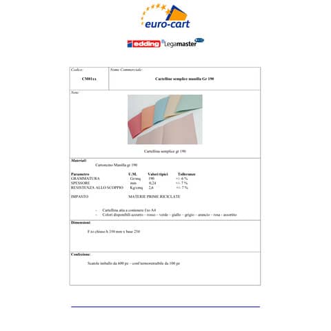 euro-cart-cartelline-semplici-cartoncino-manilla-25x35-cm-gr-190-arancio-conf-100-pezzi-cm01ar