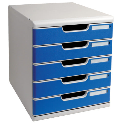 exacompta-cassettiera-modulo-classic-5-cassetti-28-8x35x32-cm-grigio-blu-301003d
