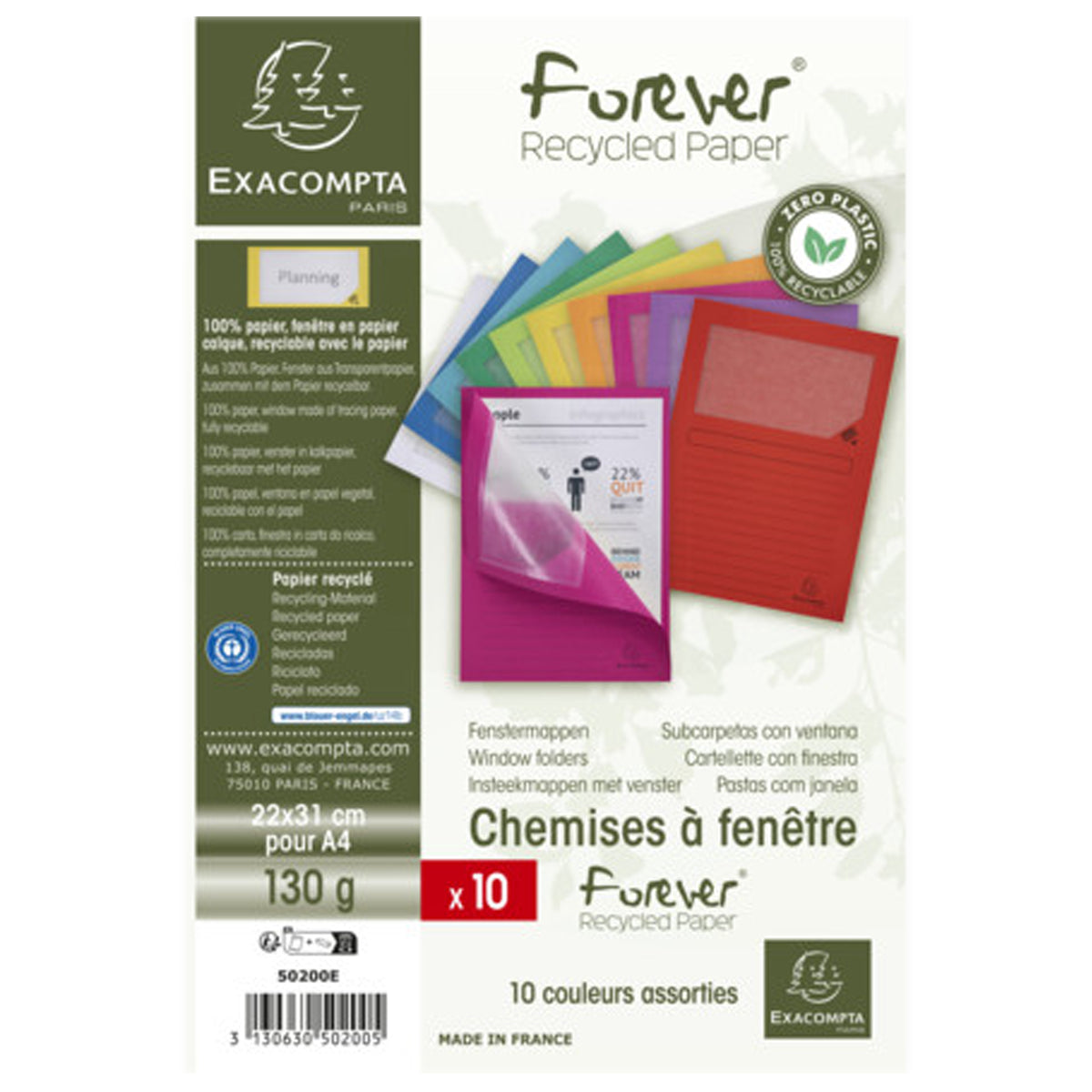exacompta-conf-10-cartelle-finestra-forever-22x31cm-colori-assortiti-50200e-exacompt