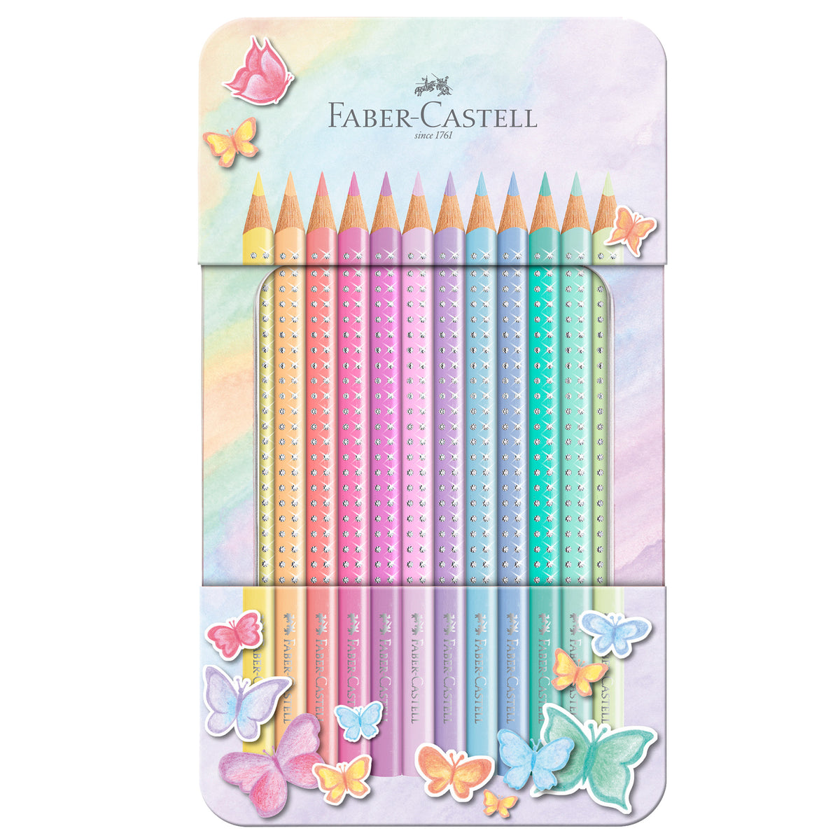 faber-castell-astuccio-metallo-12-matite-colorate-sparkle-pastel-assortite-faber-castell
