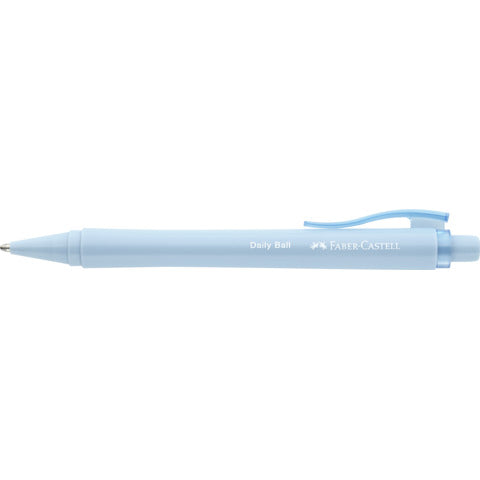 faber-castell-penna-sfera-daily-ball-xb-inchiostro-blu-conf-10-pz-colore-fusto-blu-cielo-140689