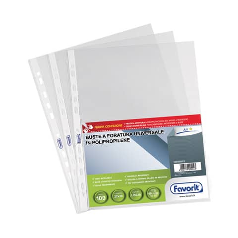 favorit-100-buste-forate-22x30-1725-05-standard-liscio-air