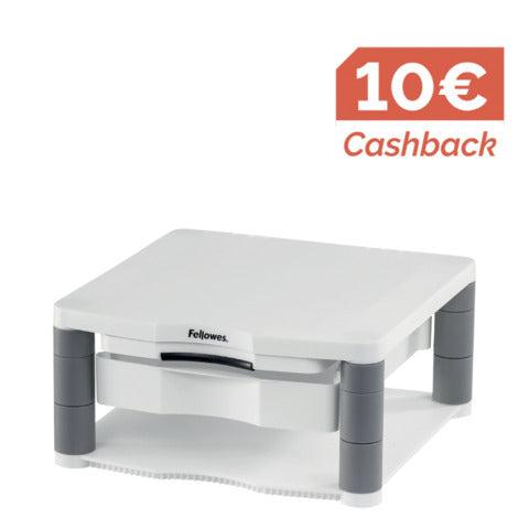 fellowes-supporto-premium-plus-monitor-plastica-riciclata-grigio-34-3x33-3x6-4-16-5-cm-91713