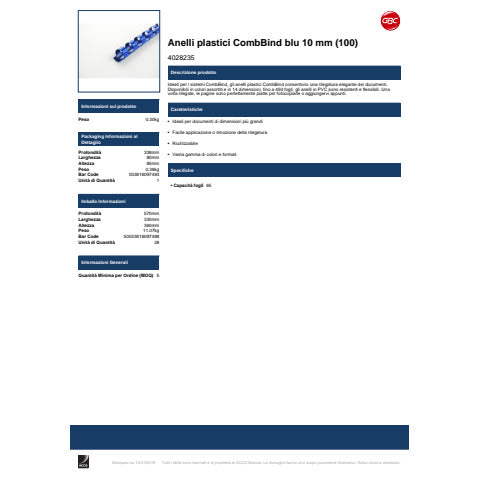 gbc-dorsi-plastici-combbind-21-anelli-10-mm-a4-fino-65-fogli-conf-100-dorsi-blu-4028235