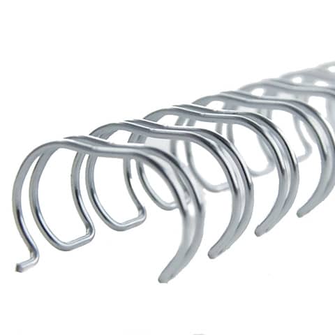 gbc-scatola-100-dorsi-spirale-metallo-ibiwire-10mm-argento-21-anelli