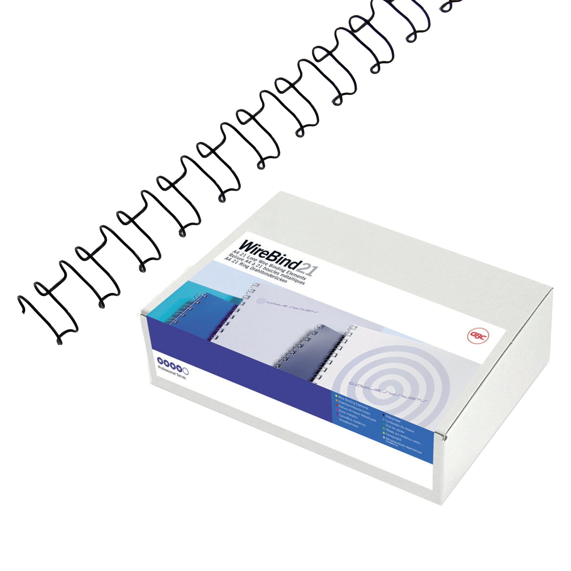 gbc-scatola-100-dorsi-spirale-metallo-ibiwire-12mm-argento-21-anelli