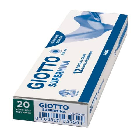 giotto-matita-colorata-supermina-verde-selva-20-f239020