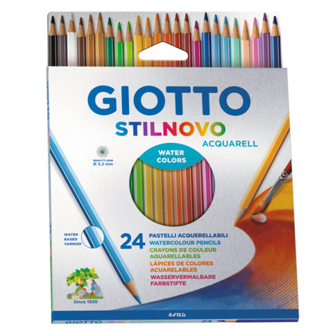 giotto-matite-acquerellabili-stilnovo-conf-24-colori-assortiti-water-colors-f255800