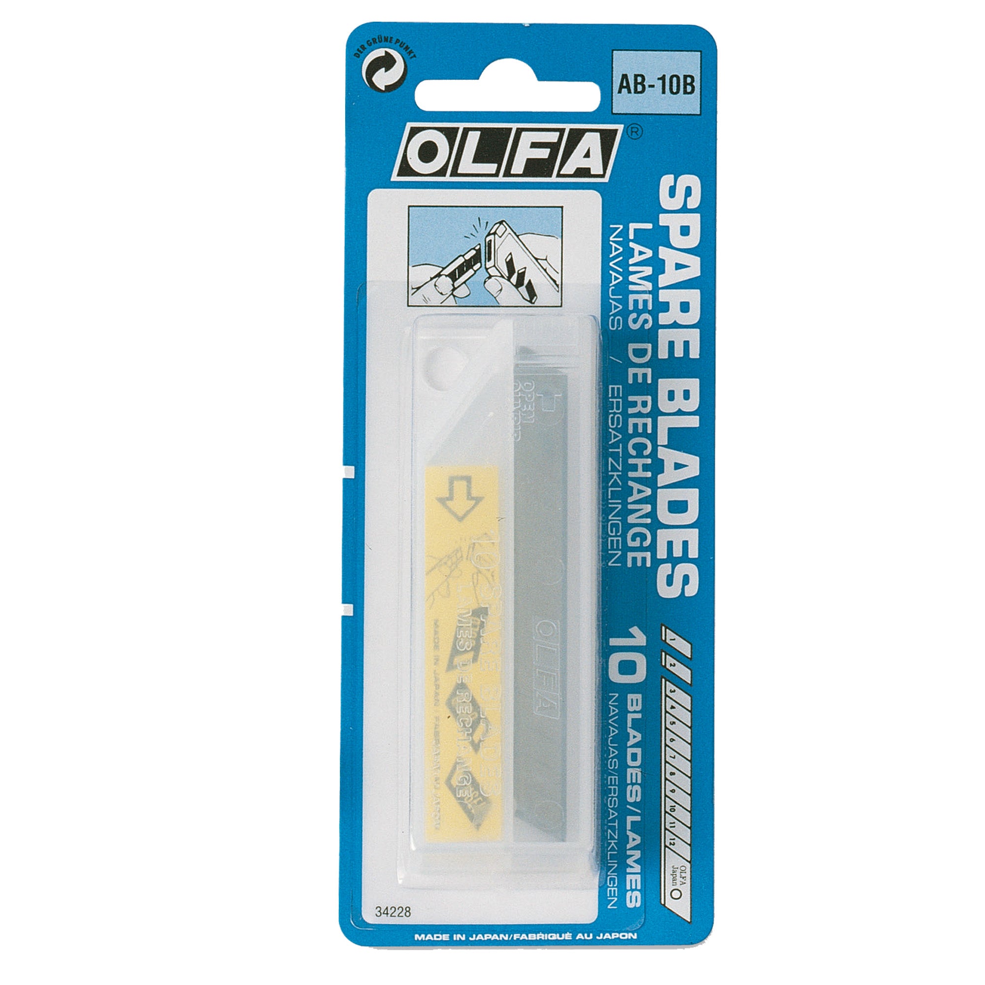 lebez-scatola-10-lame-olfa-ab10b-cutter