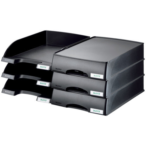 leitz-cassetto-componibile-plus-polistirolo-a4-nero-25-5x37-6x7-cm-52100095