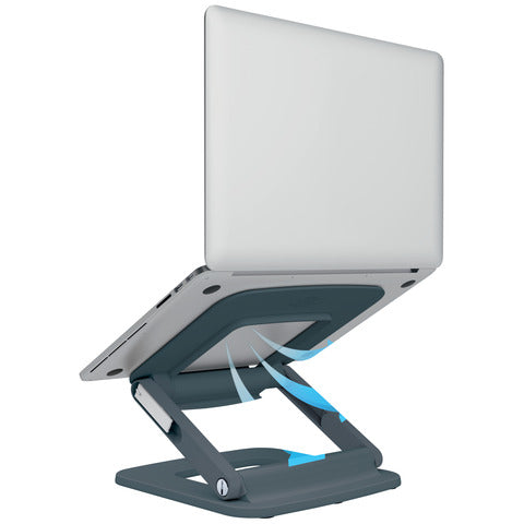 leitz-supporto-ergo-laptop-multi-angolo-80-plastica-riciclata-ergo-grigio-scuro-258x45x253-mm-64240089