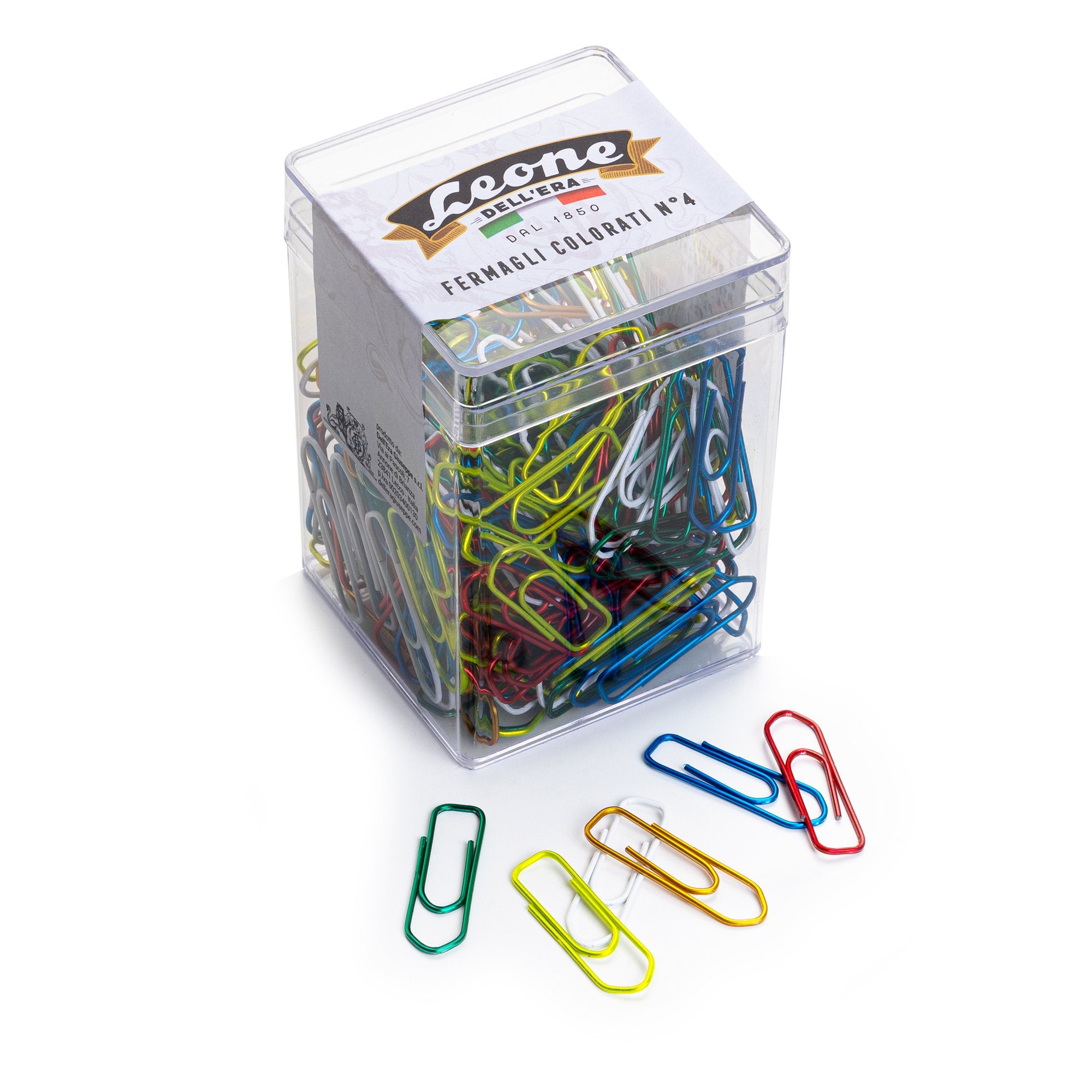 leone-barattolo-250-fermagli-colori-metal-n-4-mm32-color
