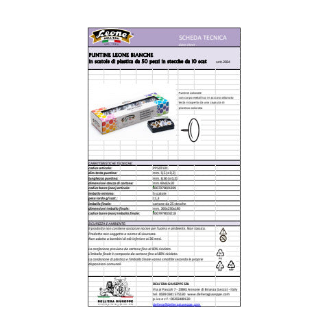leone-puntine-colorate-color-bianco-10-scatole-50-pezzi-pp50t101-st