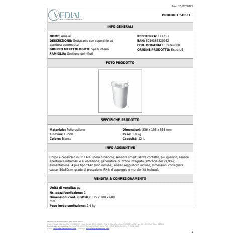 medial-gettacarte-coperchio-imbocco-automatico-amelie-12-l-336x194x536mm-bianco-111213